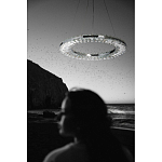 Люстра круглая с прозрачной хрустальной рамкой Maude Crystal Light варинант исполнения - 14 | Loft Concept в Ижевске