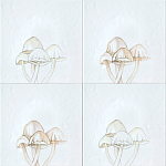 Плитка с узором Поганки варинант исполнения - 1 | Loft Concept в Ижевске