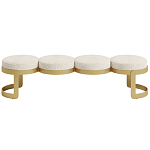 Дизайнерская Банкетка Leola латунь  варинант исполнения - 2 | Loft Concept в Ижевске