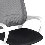 Офисное кресло с основанием из белого пластика Desk chairs Black варинант исполнения - 6 | Loft Concept в Ижевске