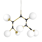 Люстра с 7-ю белыми шарообразными плафонами Natural Concepts варинант исполнения - 1 | Loft Concept в Ижевске
