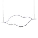 Подвесной светильник волнообразный изогнутый на двух тросах 123 см Spiral Lighting варинант исполнения - 1 | Loft Concept в Ижевске