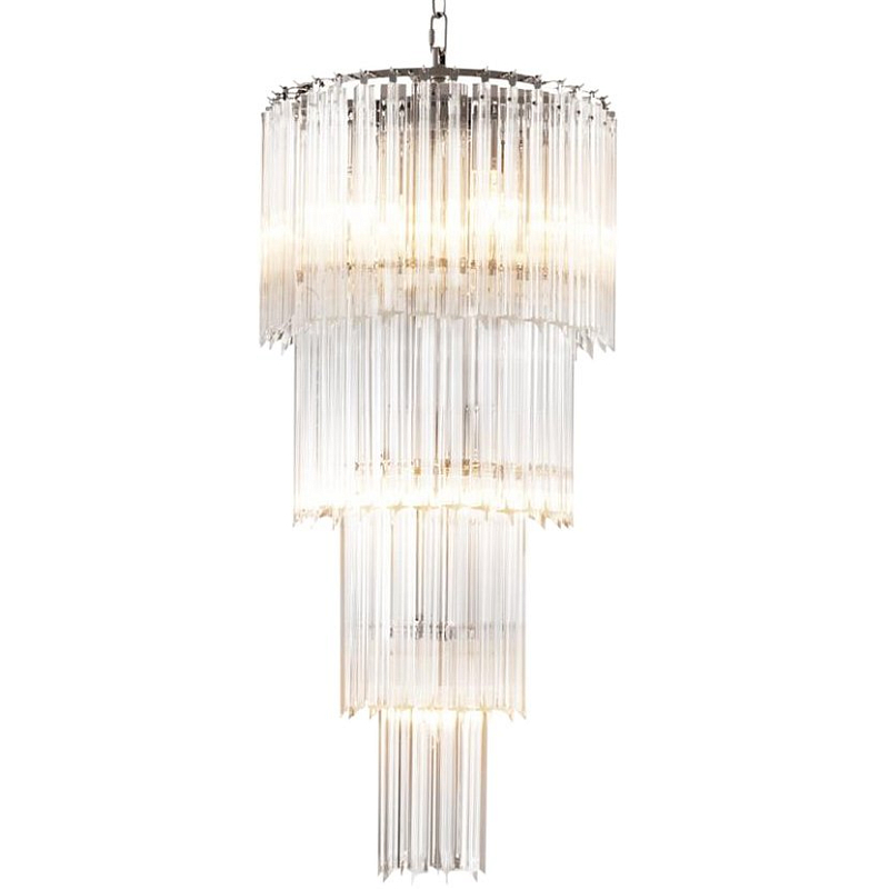 Люстра Chandelier Alpina S Никель Прозрачный (Transparent) в Ижевске | Loft Concept 