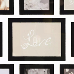 Рамка для 9-ти фотографий квадратная Moment Forever варинант исполнения - 3 | Loft Concept в Ижевске