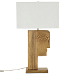 Настольная лампа с прямоугольным белым абажуром Skillful Face варинант исполнения - 5 | Loft Concept в Ижевске