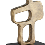 Настольная лампа с фигурным каркасом и прямоугольным тканевым абажуром Brutalist Profile варинант исполнения - 1 | Loft Concept в Ижевске