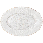 Обеденный сервиз белого цвета из фарфора на 6 персон 23 предмета Floral Charm варинант исполнения - 2 | Loft Concept в Ижевске