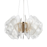 Люстра с декором в виде крупных рельефных лепестков 80 см Ethereal Bloom варинант исполнения - 1 | Loft Concept в Ижевске