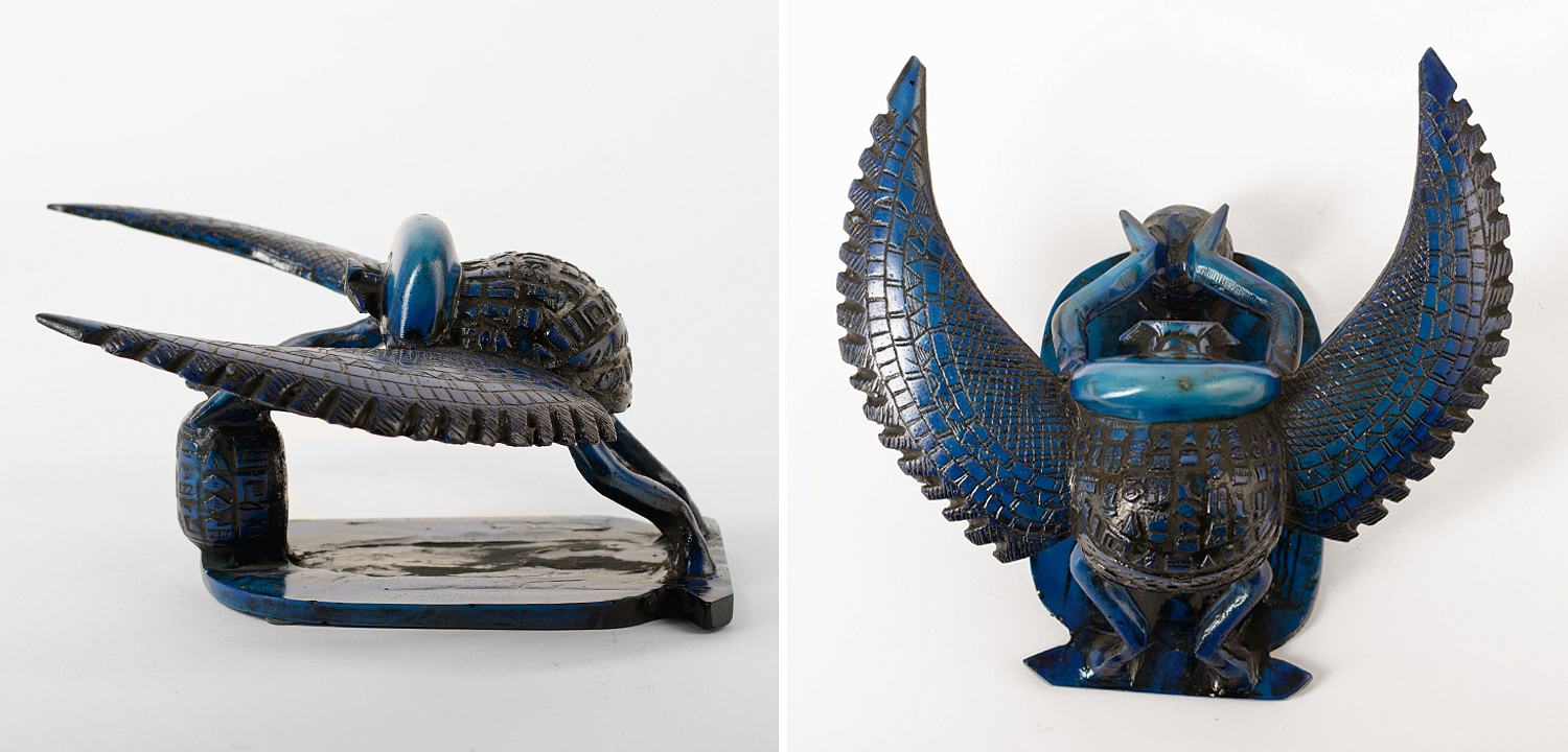 Статуэтка Скарабей Scarab Beetle with Wings blue Статуэтка Скарабей Scarab Beetle with Wings blue - Loft-Concept в Ижевске