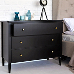 Комод с 3 ящиками Blues Black варинант исполнения - 2 | Loft Concept в Ижевске