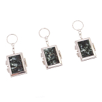 Зеркало брелок складное двухстороннее из натурального камня Серафинит Stone Mirrors варинант исполнения - 4 | Loft Concept в Ижевске