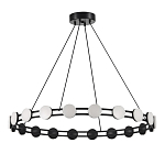 Люстра кольцевая с круглыми светодиодными источниками света Maxine Light варинант исполнения - 3 | Loft Concept в Ижевске