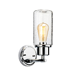 Бра с цилиндрическим прозрачным плафоном из стекла с пузырьками Elstead Lighting варинант исполнения - 1 | Loft Concept в Ижевске