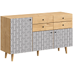 Буфет с принтом на дверцах Elise Cupboard варинант исполнения - 13 | Loft Concept в Ижевске