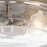 Потолочный светильник с прозрачным стеклянным плафоном с эффектом пузырьков Kichler варинант исполнения - 4 | Loft Concept в Ижевске