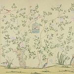 Обои ручная роспись Askew Verdigris  варинант исполнения - 4 | Loft Concept в Ижевске