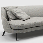 Мебельная ткань Шенилл серо-голубой цвет 142 см T4-47 варинант исполнения - 6 | Loft Concept в Ижевске