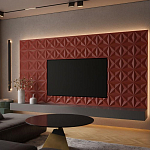 Гипсовая 3D панель с принтографией PM-11 варинант исполнения - 1 | Loft Concept в Ижевске