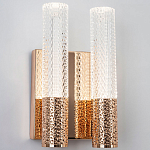 Бра с двумя плафонами Dew Drops Tube Duo Gold Wall Lamp варинант исполнения - 3 | Loft Concept в Ижевске