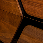 Высокий комод с узором из шпона на фасаде Sahara варинант исполнения - 5 | Loft Concept в Ижевске