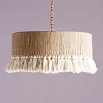 Люстра круглая плетеная с кисточками Solar Glow варинант исполнения - 6 | Loft Concept в Ижевске