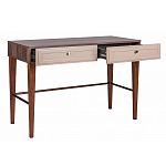 Стол письменный из массива бука с 2-мя ящиками бежевый Wenge Light варинант исполнения - 3 | Loft Concept в Ижевске