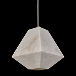 Подвесной светильник с фигурным плафоном Stone Prism варинант исполнения - 6 | Loft Concept в Ижевске