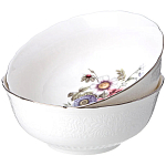 Обеденный сервиз из фарфора с рисунком цветов на 6 персон 23 предмета Garden Whisper Porcelain Set  варинант исполнения - 5 | Loft Concept в Ижевске