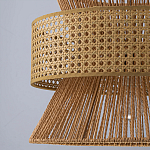 Подвесной светильник с абажуром из натуральных материалов Light Inside the Cell варинант исполнения - 9 | Loft Concept в Ижевске