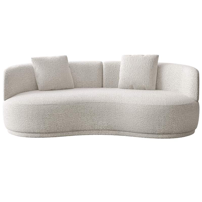 Двухместный диван Calypso Молочный в Ижевске | Loft Concept 