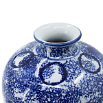 Ваза из фарфора сине-белого цвета Blue & White Ornament  варинант исполнения - 2 | Loft Concept в Ижевске