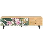 Длинная ТВ-тумба с принтом на ящиках Elise TV Stand варинант исполнения - 15 | Loft Concept в Ижевске