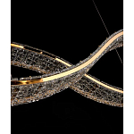 Люстра волнистой формы с фактурным хрустальным плафоном Light Delight варинант исполнения - 6 | Loft Concept в Ижевске