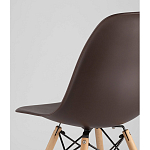 Пластиковый стул на ножках из массива бука Eames Brown варинант исполнения - 3 | Loft Concept в Ижевске