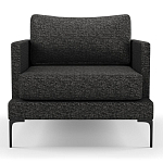 Мебельная ткань Шенилл темно-серый цвет 138 см T4-40 варинант исполнения - 6 | Loft Concept в Ижевске