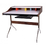 Письменный стол с 2-мя чёрными выдвижными ящиками и нишей с цветными разделителями Ballan варинант исполнения - 1 | Loft Concept в Ижевске