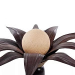 Настольная лампа черная INDONESIAN LAMPS варинант исполнения - 2 | Loft Concept в Ижевске