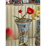 Ваза со стрекозой из фарфора с бронзовыми элементами Paradise Dragonfly варинант исполнения - 5 | Loft Concept в Ижевске