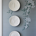 Обои ручная роспись Jasmine Standard colourway on Wood Ash slub silk варинант исполнения - 3 | Loft Concept в Ижевске