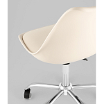 Офисный стул на металлическом основании EGGERY Beige пластик варинант исполнения - 3 | Loft Concept в Ижевске