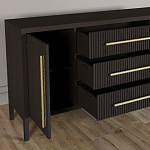 Буфет Primo с тремя ящиками и двумя фасадами Темный орех варинант исполнения - 6 | Loft Concept в Ижевске