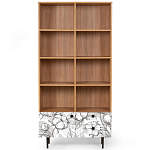 Широкий стеллаж с принтом Elise Rack варинант исполнения - 19 | Loft Concept в Ижевске