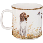 Кружка из фарфора с изображением фазанов и собаки 400 мл Hunting Porcelain Collection варинант исполнения - 1 | Loft Concept в Ижевске