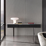 Консоль чёрная с 3-мя выдвижными ящиками Lou варинант исполнения - 3 | Loft Concept в Ижевске