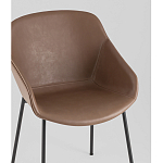 Стул Ashby экокожа светло-коричневый варинант исполнения - 3 | Loft Concept в Ижевске