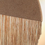 Бра круглое натуральная пробка с бахромой Natural Cork варинант исполнения - 2 | Loft Concept в Ижевске