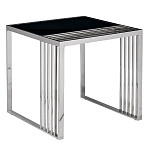 Столик журнальный с черной стеклянной столешницей Embodiment of Contemporary Art  варинант исполнения - 1 | Loft Concept в Ижевске