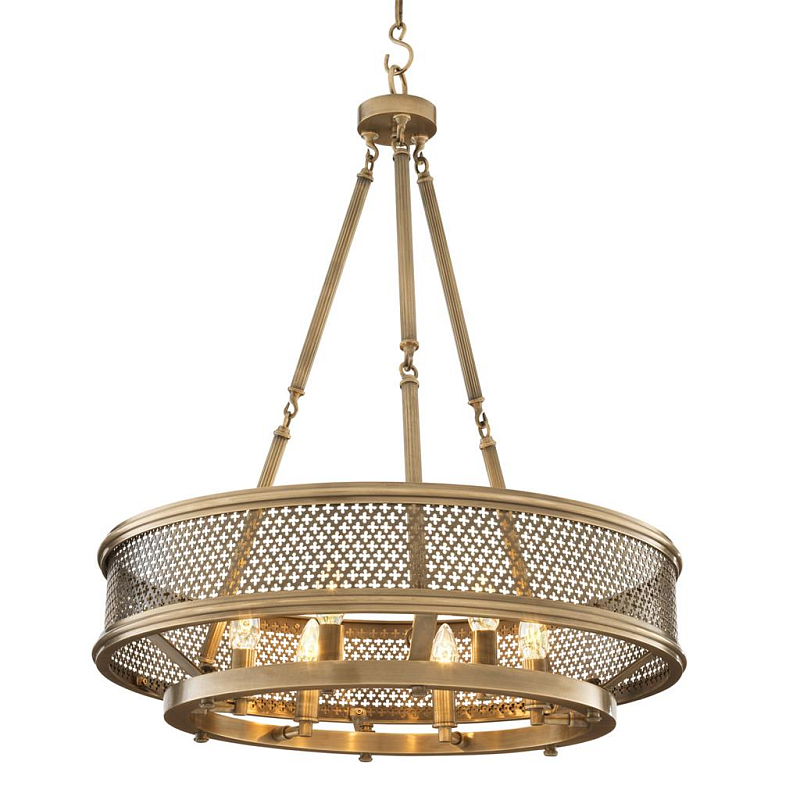 Люстра Eichholtz Chandelier Savoie Латунь Античная полированная в Ижевске | Loft Concept 