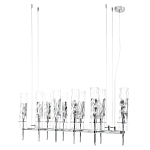 Люстра подвесная прямоугольная с 10-ю цилиндрическими плафонами LIAISON варинант исполнения - 5 | Loft Concept в Ижевске