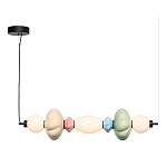 Подвесной светильник линейный с керамическими элементами 24W LED Fragrant Light варинант исполнения - 1 | Loft Concept в Ижевске